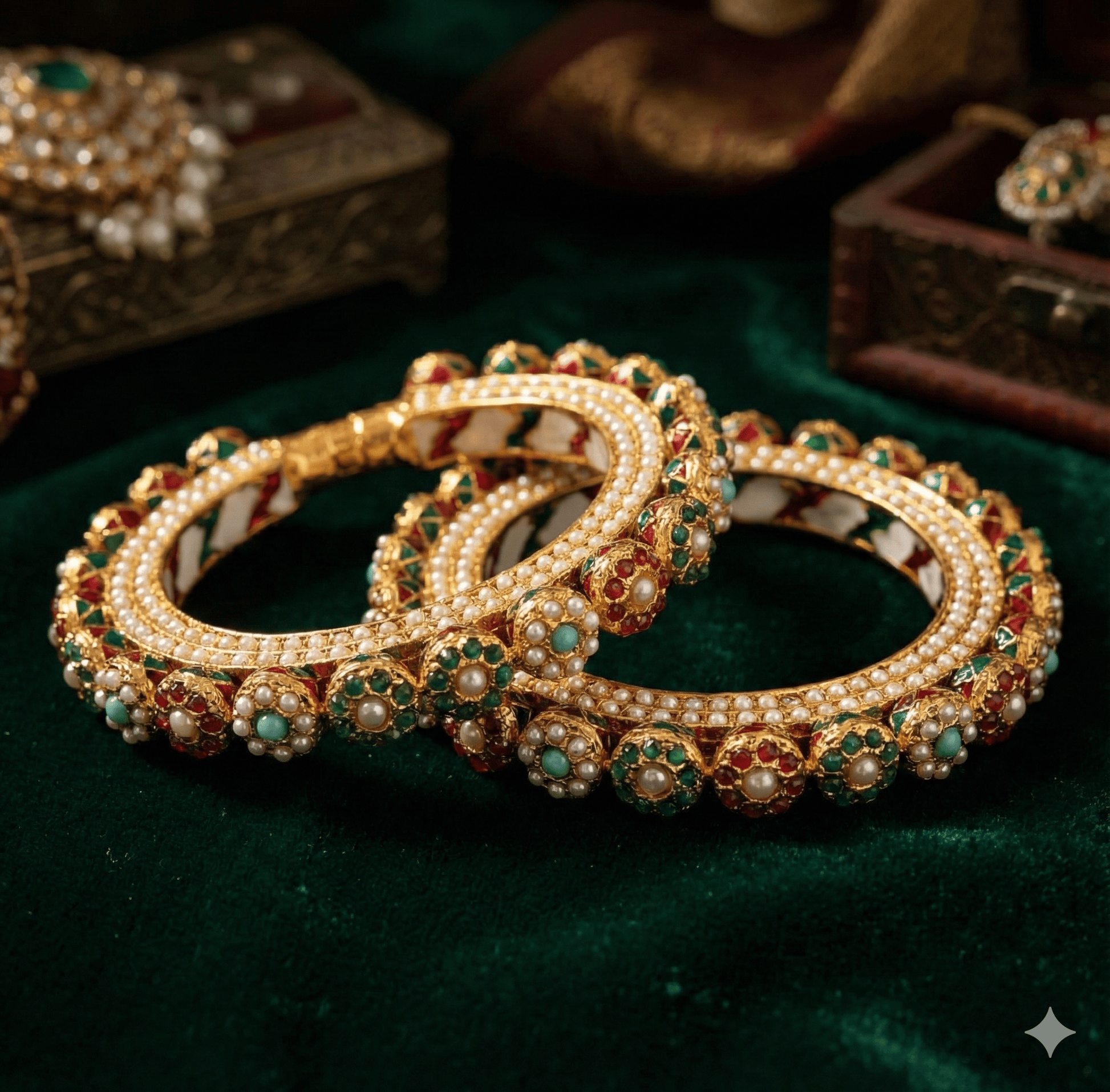 Zevar Bangle Regal Rajwadi Style Traditional Bangle - Exquisite Craftsmanship