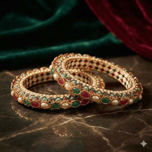 Zevar Bangle Regal Rajwadi Traditional Bangle - Exquisite Craftsmanship