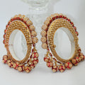 Zevar Bangles & Kada Set Exquisite Rajwadi Gold Plated Kundan Bangles & Kada
