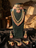 Zevar Bridal Jewellery Set Exquisite Kundan Bridal Set: Dazzling Wedding Jewellery