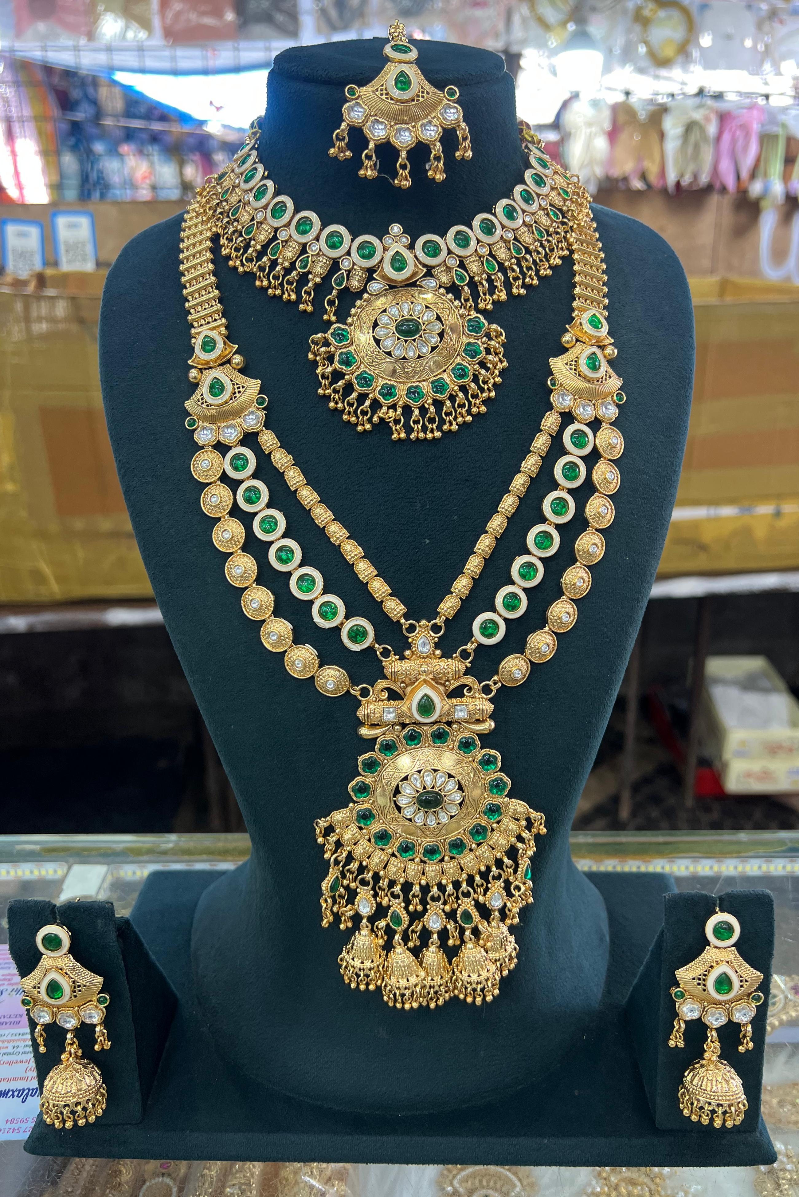 American Diamond Gold Plated Bridal Jewellery Online – Zevar