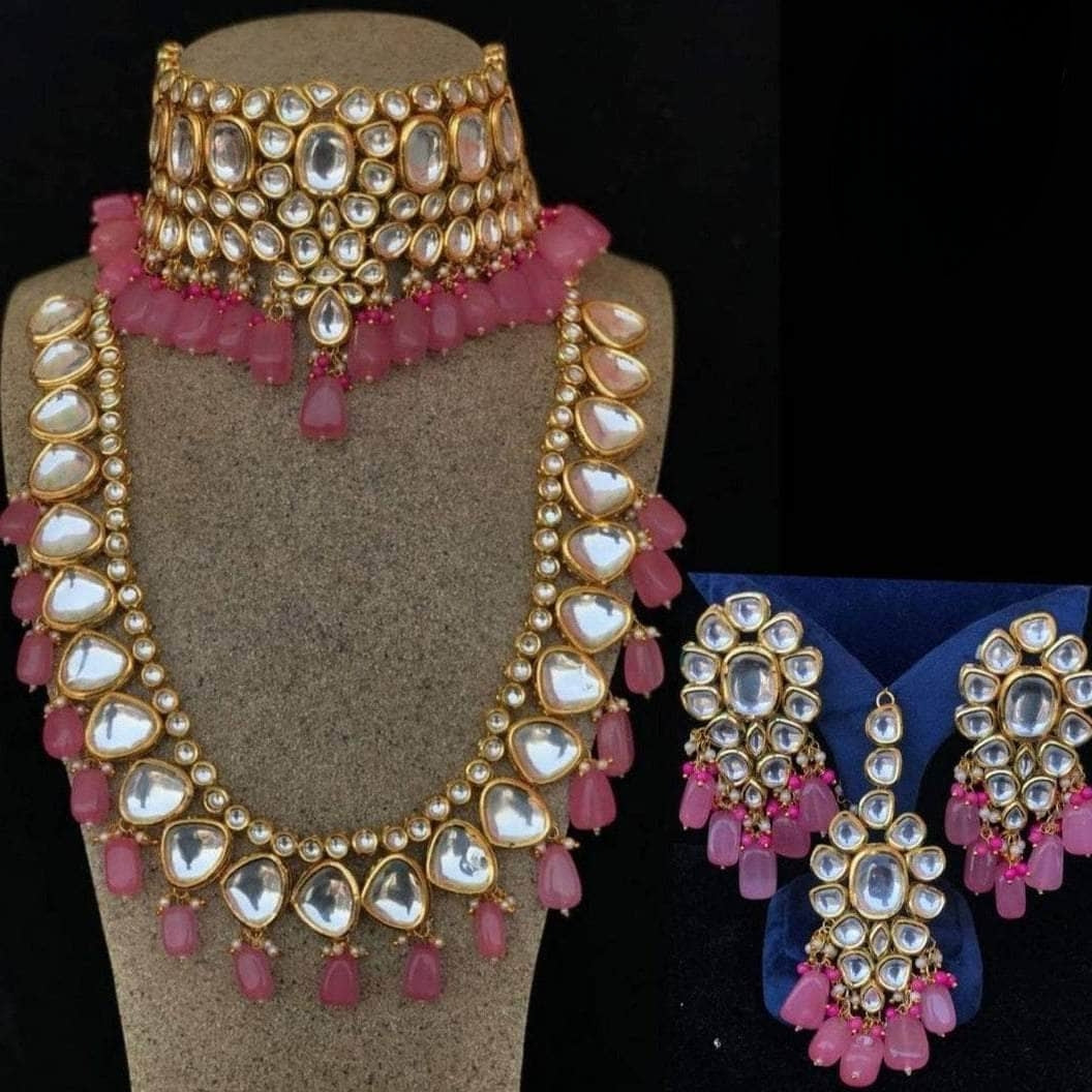 Zevar Bridal necklace ZEVAR | Premium Quality Kundan Bridal Jewellery Set