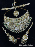 Zevar Choker necklace Exquisite Kundan Choker Necklace Set for Weddings & Festivals