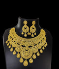 Zevar Choker Necklace Gold-Plated Rajwadi Choker Necklace | Traditional Indian Jewelry