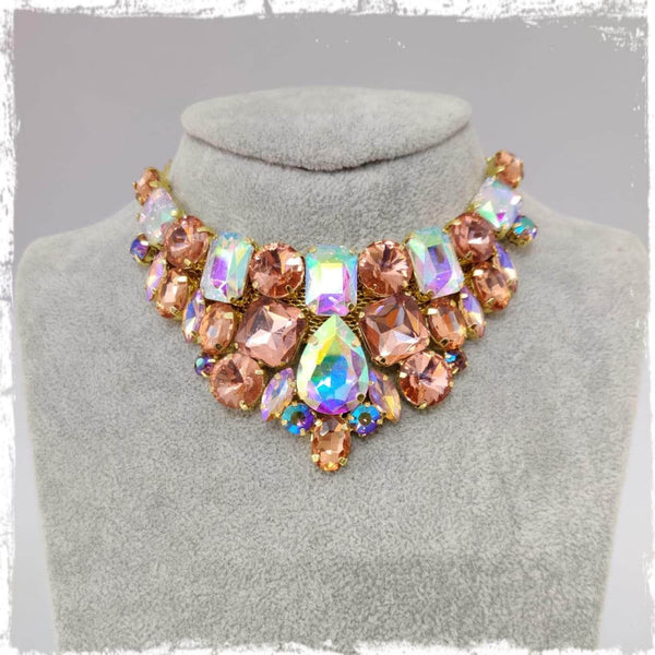 Zevar choker necklace rose ZEVAR | AD Choker Necklace