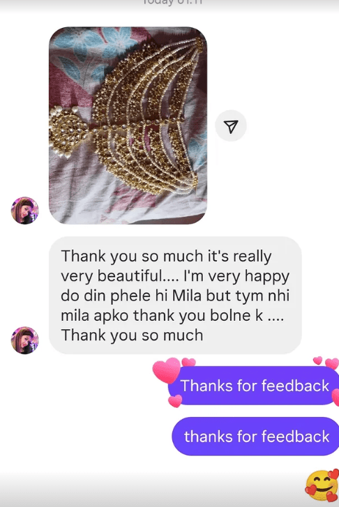 Zevar Hair Accessories White Kundan-Studded & 5 layers  Pearl Beaded Matha Patti