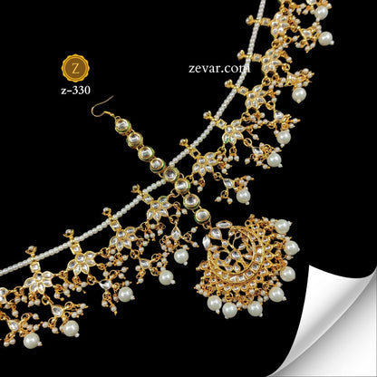Zevar Jewelry Emerald Glow Choker Set by Zevar Jewellery