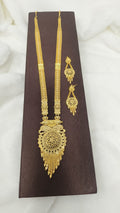 Zevar Jewelry > Necklaces > Rani Haar Traditional Gold Plated Long Rani Haar - Indian Bridal Necklace