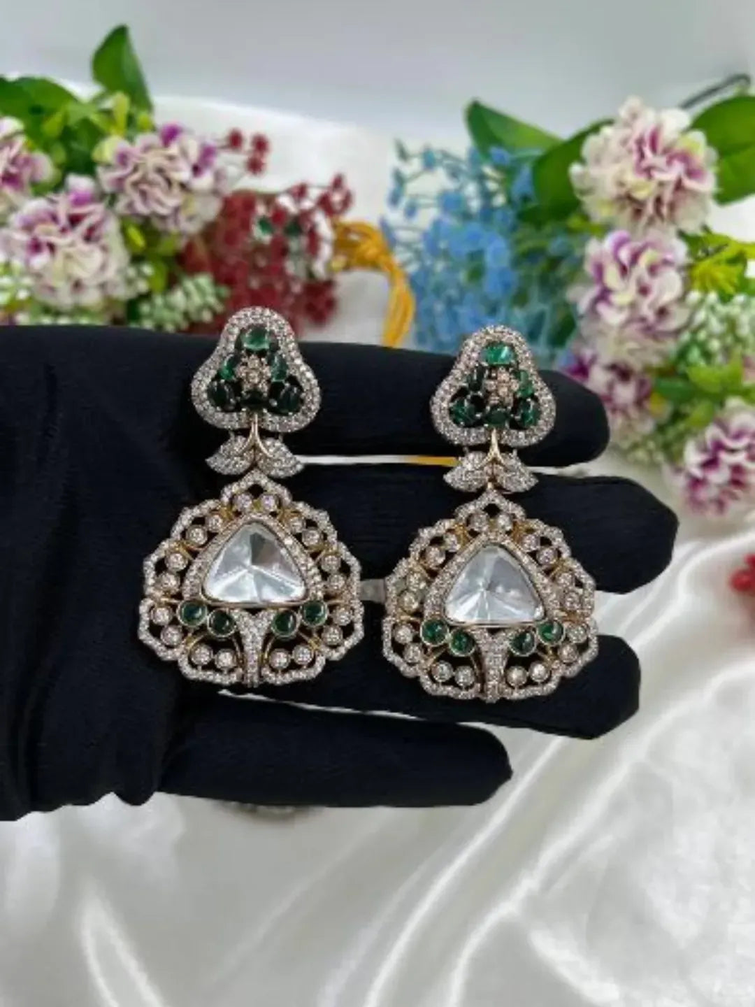 Zevar Jewelry Polki Uncut Kundan Choker Necklace | Premium Bridal Jewelry