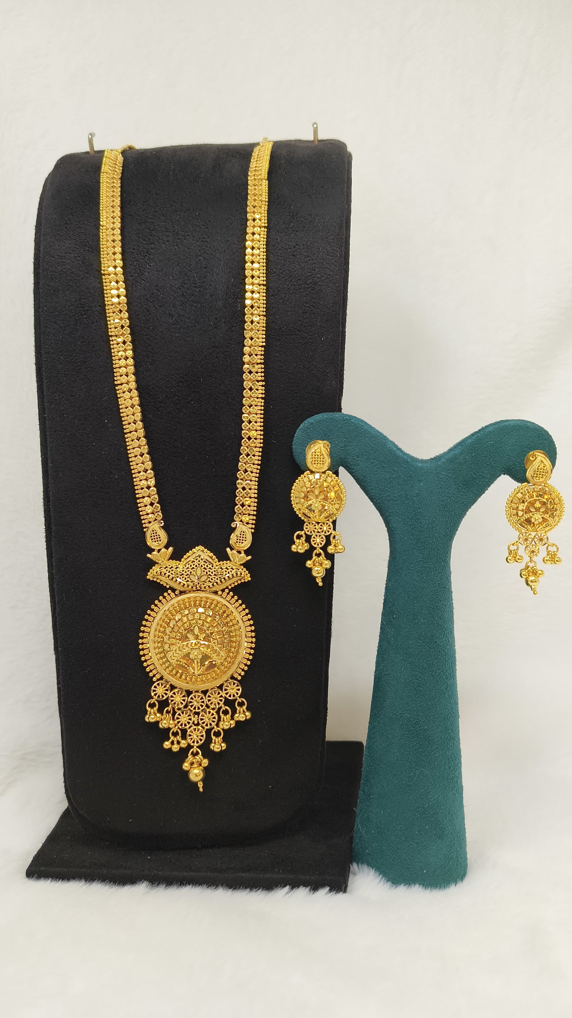 Zevar Jewelry Set Gold Plated Choker Necklace Set | Elegant Jewelry