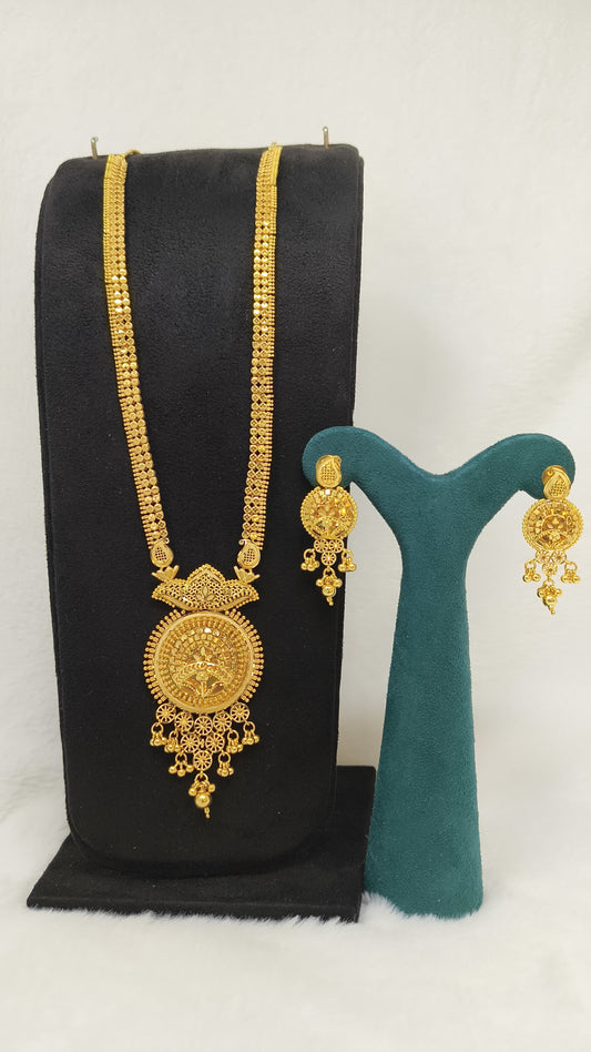 Zevar Jewelry Set Gold Plated Choker Necklace Set | Elegant Jewelry