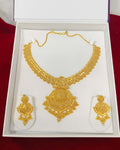 Zevar Jewelry Set Gold Plated Necklace Set | Elegant Jewelry & Earrings