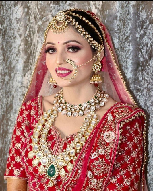 Zevar Jewelry ZEVAR | Premium Quality Kundan Bridal Jewellery Meenakari Work Back Side