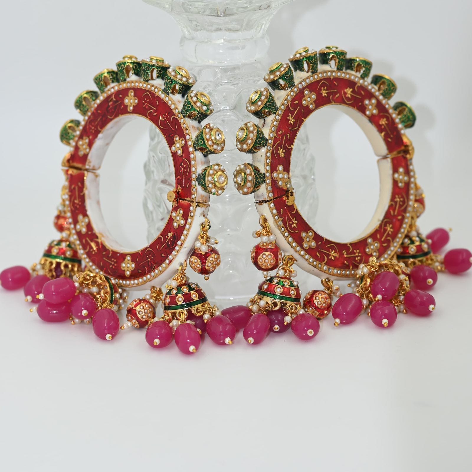 Zevar Kada Exquisite Rajwadi Kundan Kada | Bridal Gold Plated Jewellery