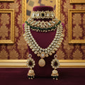 Zevar Kundan Pulki Bridal Set Kundan Pulki Bridal Jewelry Set