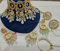 Zevar Necklace Graceful Kundan Choker Necklace Set