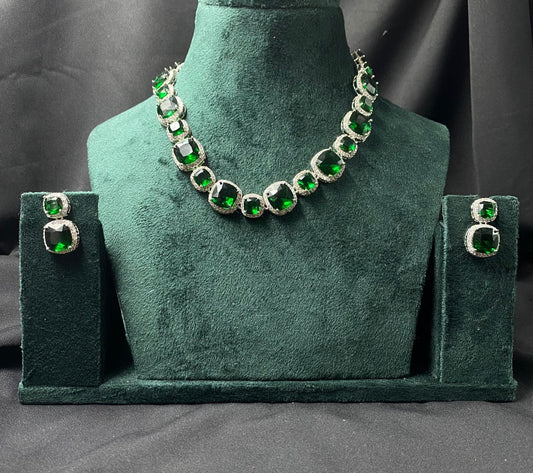 Zevar Necklace Royal AD Necklace