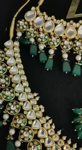High Quality Kundan Studded  Bridal Jewellery Set