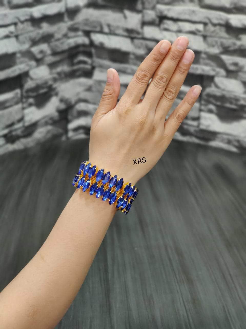 Nakhreli bracelet indigo Beautiful Western Bracelets By Zevar