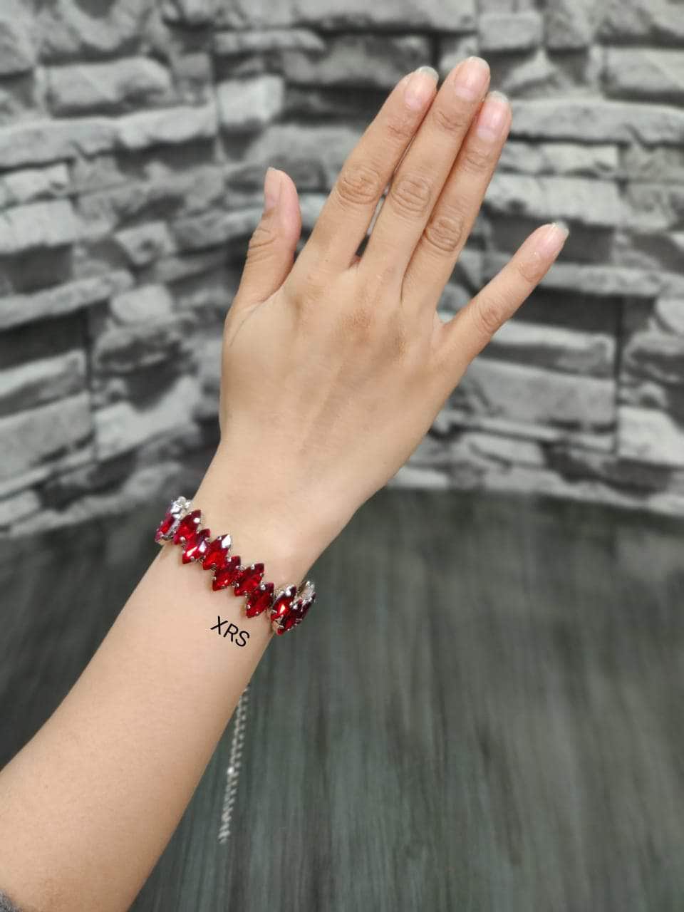 Nakhreli bracelet red Trending Western Bracelet Unique Stones By Zevar