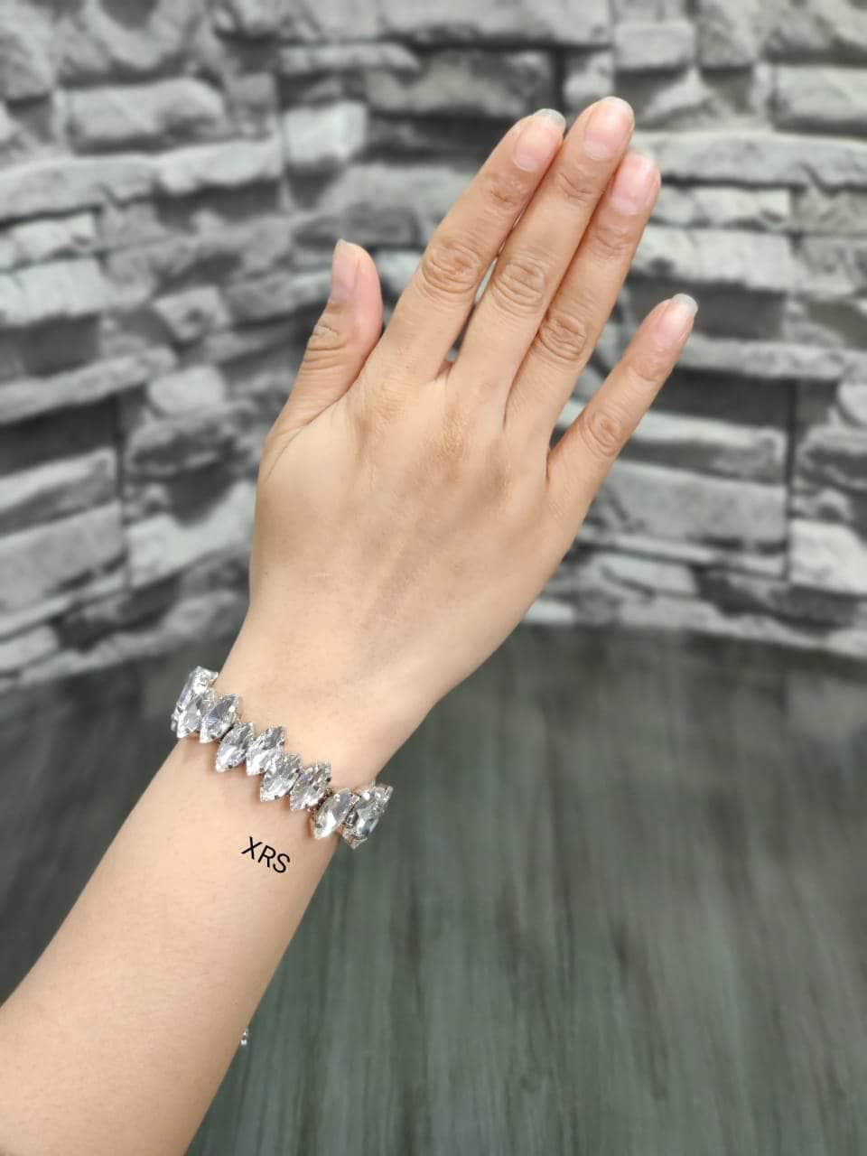 Nakhreli bracelet white Trending Western Bracelet Unique Stones By Zevar