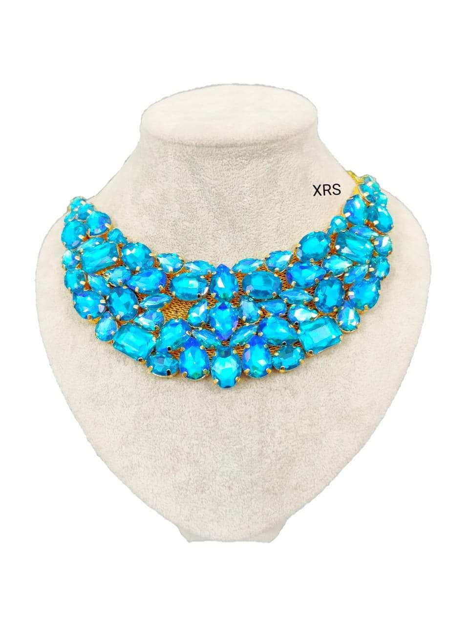 Nakhreli choker necklace COLOR02 Beautiful Western Necklace By Zevar
