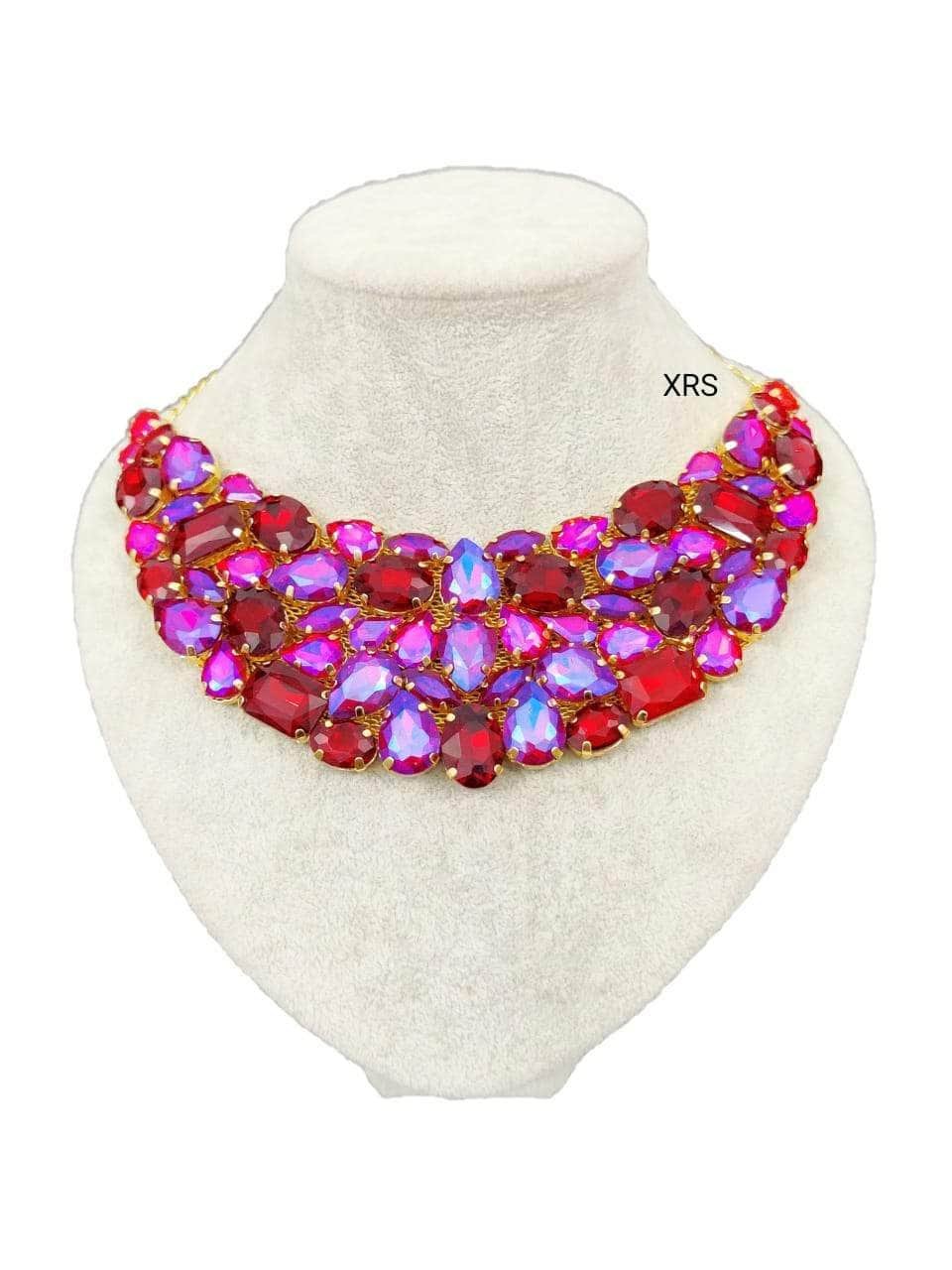 Nakhreli choker necklace COLOR08 Beautiful Western Necklace By Zevar
