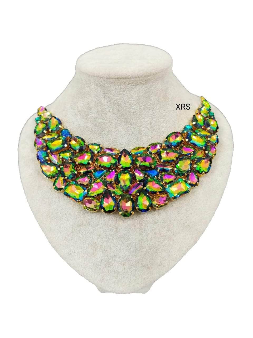 Nakhreli choker necklace COLOR10 Beautiful Western Necklace By Zevar