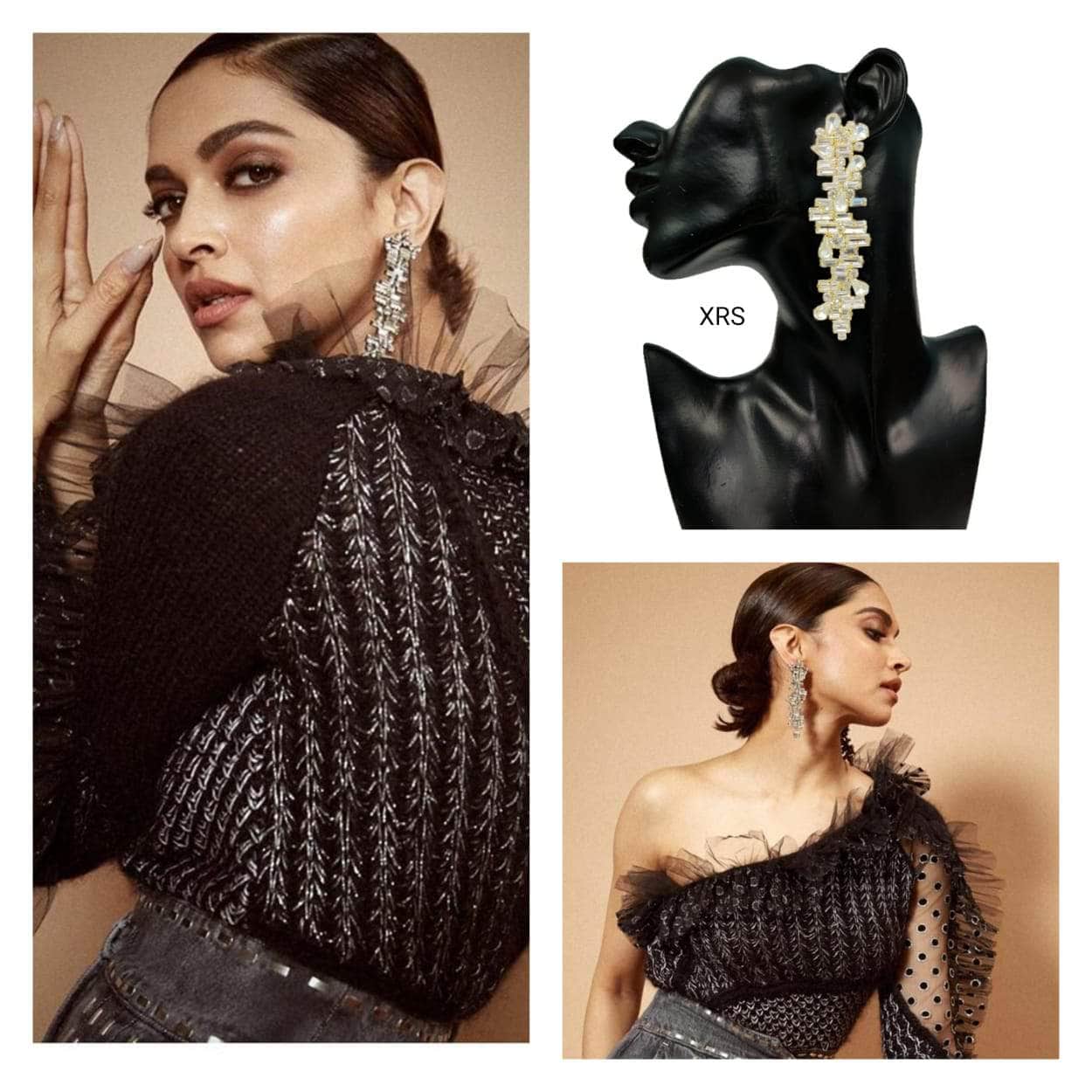 Nakhreli Earrings COLOR01 Deepika Padukone inspired Western Earrings By Zevar