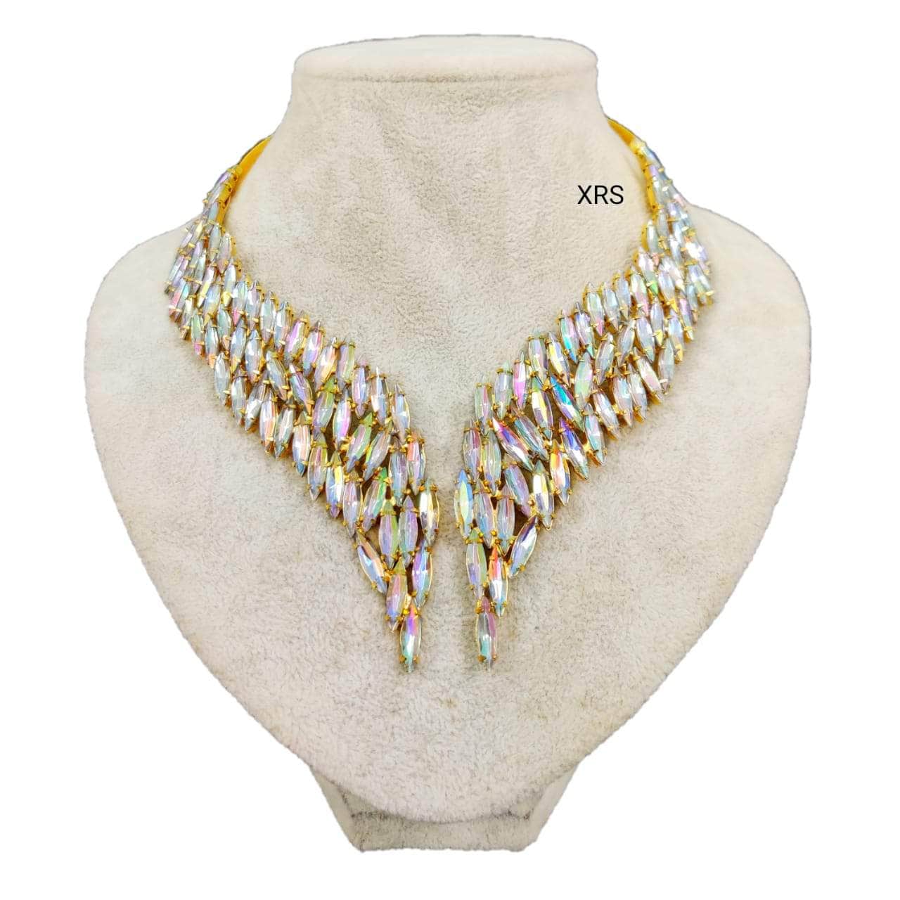 Nakhreli Necklace COLOR04 New fancy angle neckcuff in pretty look by Zevar