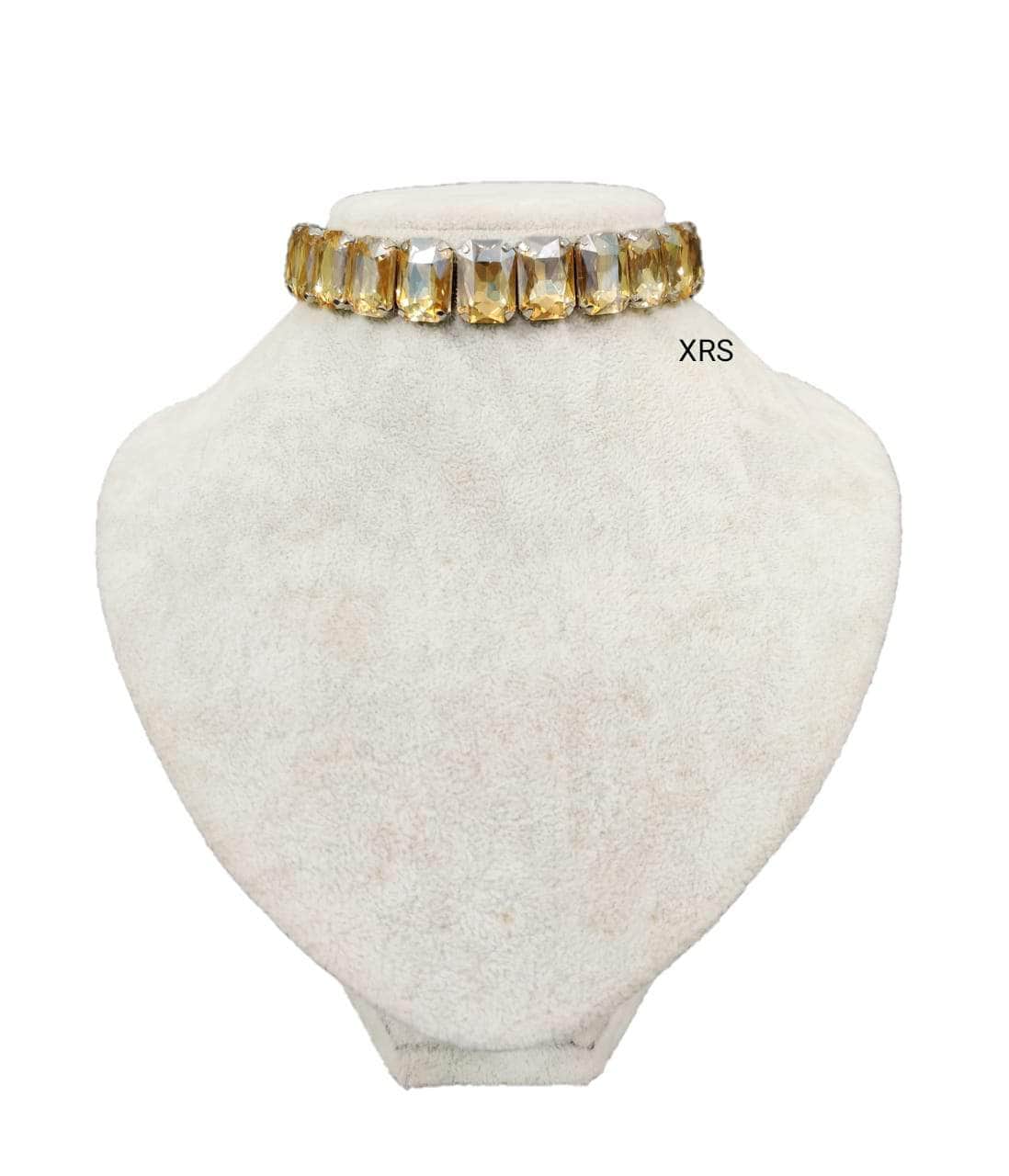 Nakhreli Necklace COLOR08 Rectangle stone chokers By Zevar