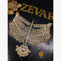 Zevar 5 Layers White Kundan-Studded & Pearl Beaded Handcrafted Matha Patti By Zevar