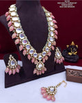Zevar Bridal necklace A Beautifull High Quality Kundan Semi Bridal WIth Minakari Set By Zevar.