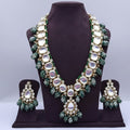 Zevar Bridal necklace A Beautifull High Quality Kundan Semi Bridal WIth Minakari Set By Zevar.