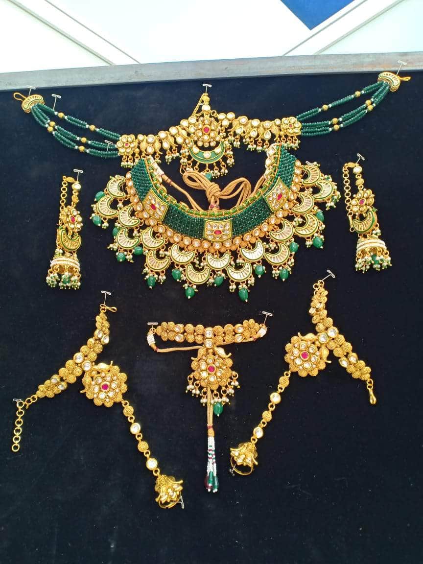Zevar Bridal necklace Bridal Kundan Jewellery Set By Zevar