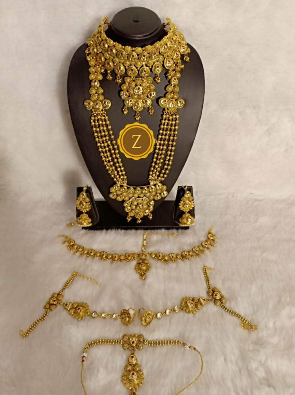 Zevar Bridal necklace Full Bridal jewellery Set By Zevar