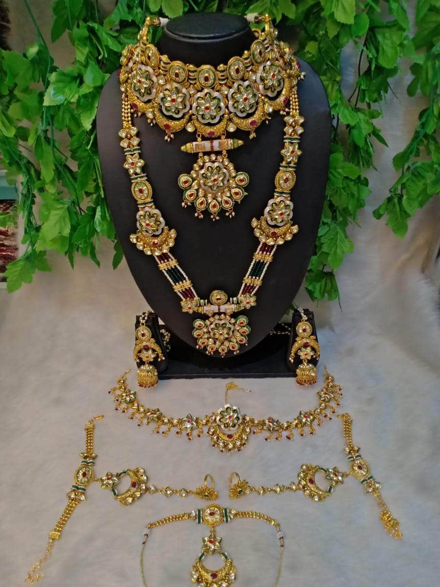 Zevar Bridal necklace Heavy Bridal Jewellery Set By Zevar