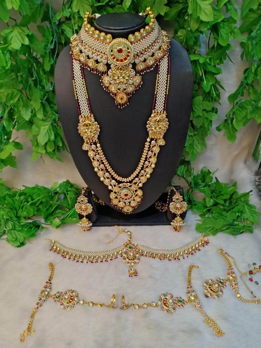 Zevar Bridal necklace Heavy Bridal Jewellery Set By Zevar