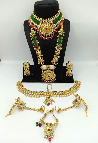 Zevar Bridal necklace Indian Bridal jewellery Set By Zevar