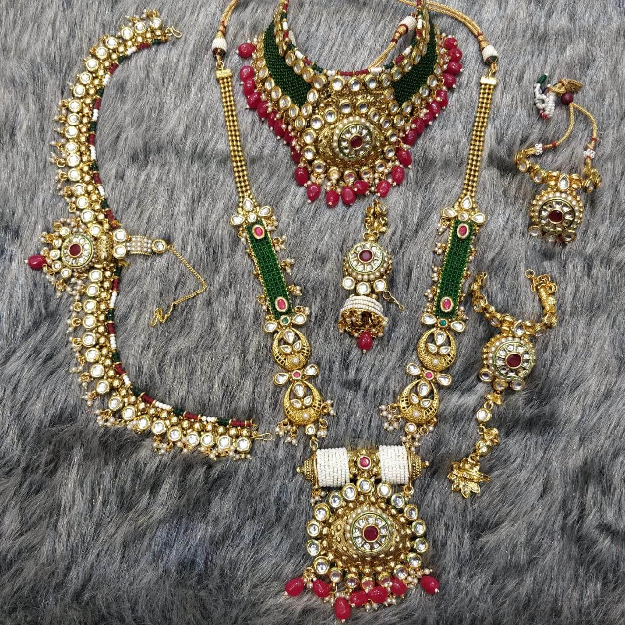 Zevar Bridal necklace Indian Bridal jewellery Set By Zevar