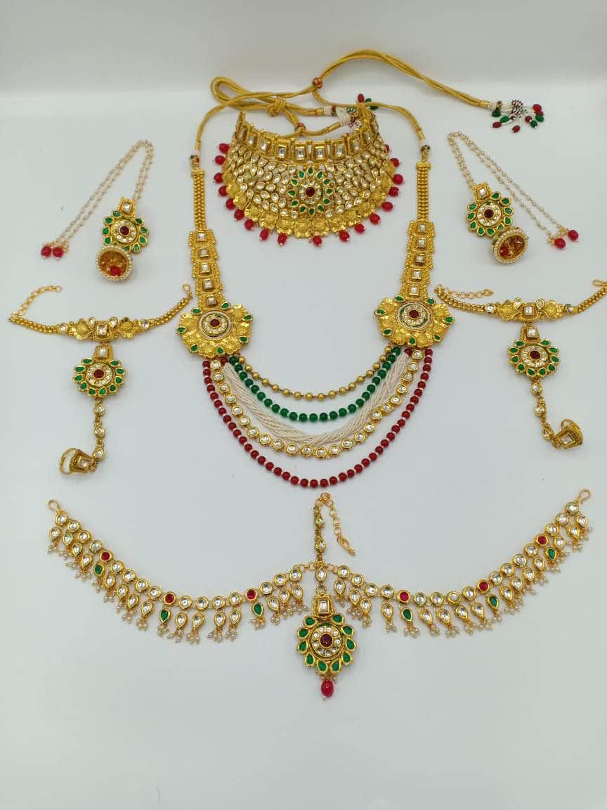 Zevar Bridal necklace Kundan Dulhan Bridal jewellery set By Zevar