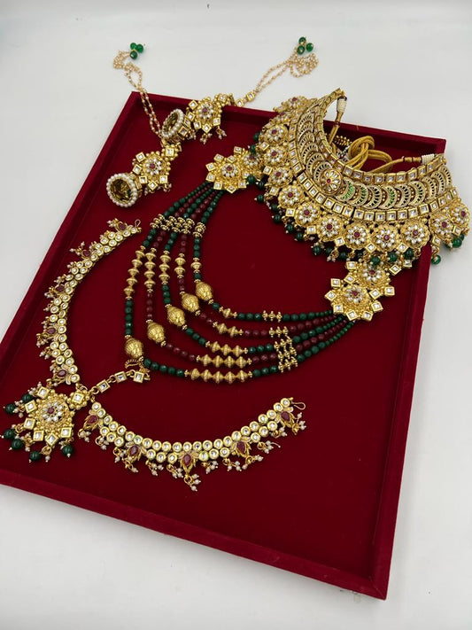 Zevar Bridal necklace ZEVAR | High Quality Gold Plated Heavy Bridal Jewellery Sets