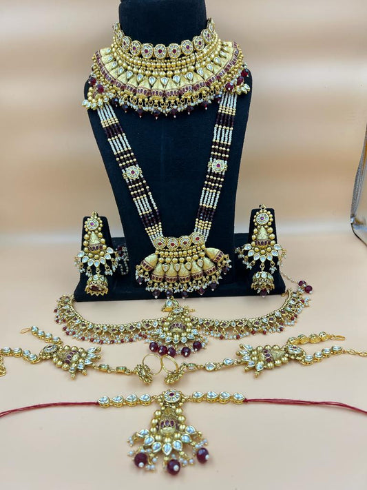 Zevar Bridal necklace ZEVAR | Premium Quality Heavy Bridal Jewellery Set2