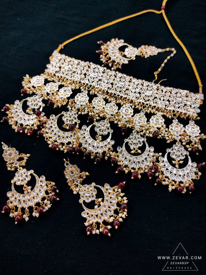 Zevar choker necklace chokher Necklace With Pearl By Zevar