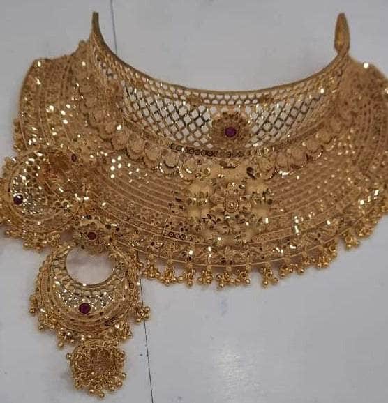 Zevar choker necklace Gold Plated Choker Necklace By Zevar