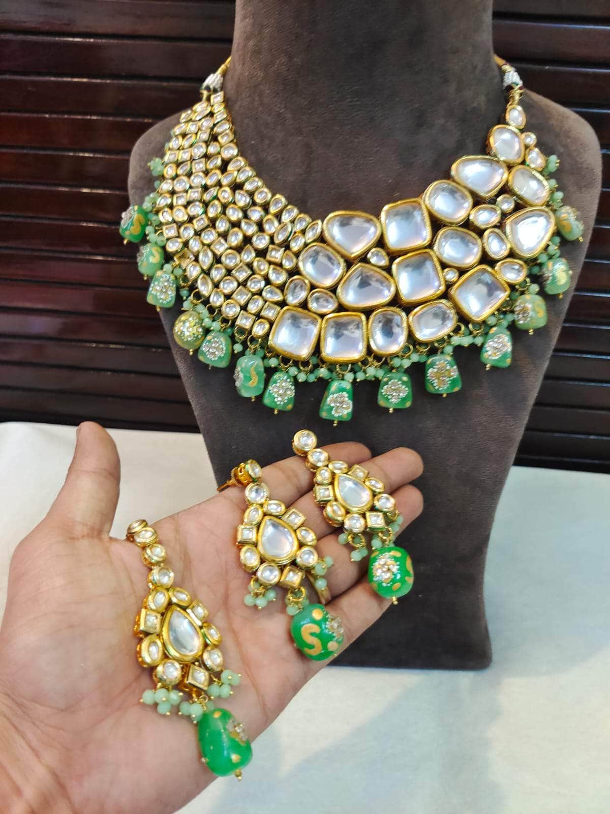 Zevar choker necklace Kundan Necklace & Earring By Zevar