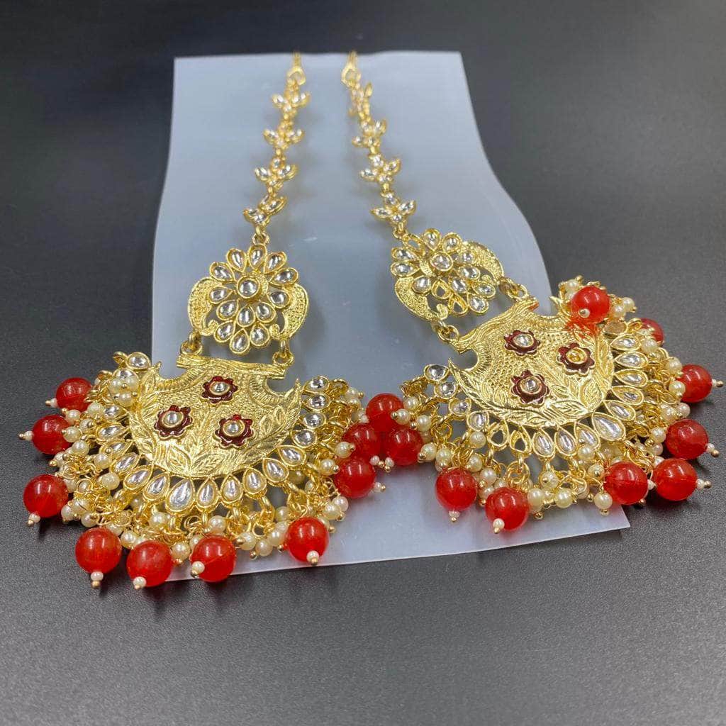 Zevar Earrings Indian Jewelery,high quality,wedding collection Earrings By Zevar.