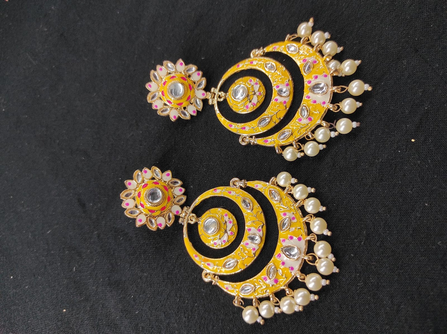 Zevar Earrings Meenakari Work New Design Earrings Set By Zevar