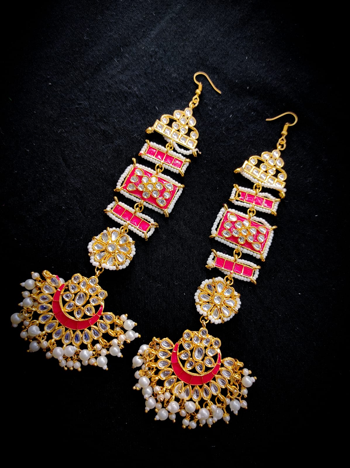 Zevar Earrings Traditional Kundan Earrings Set By Zevar