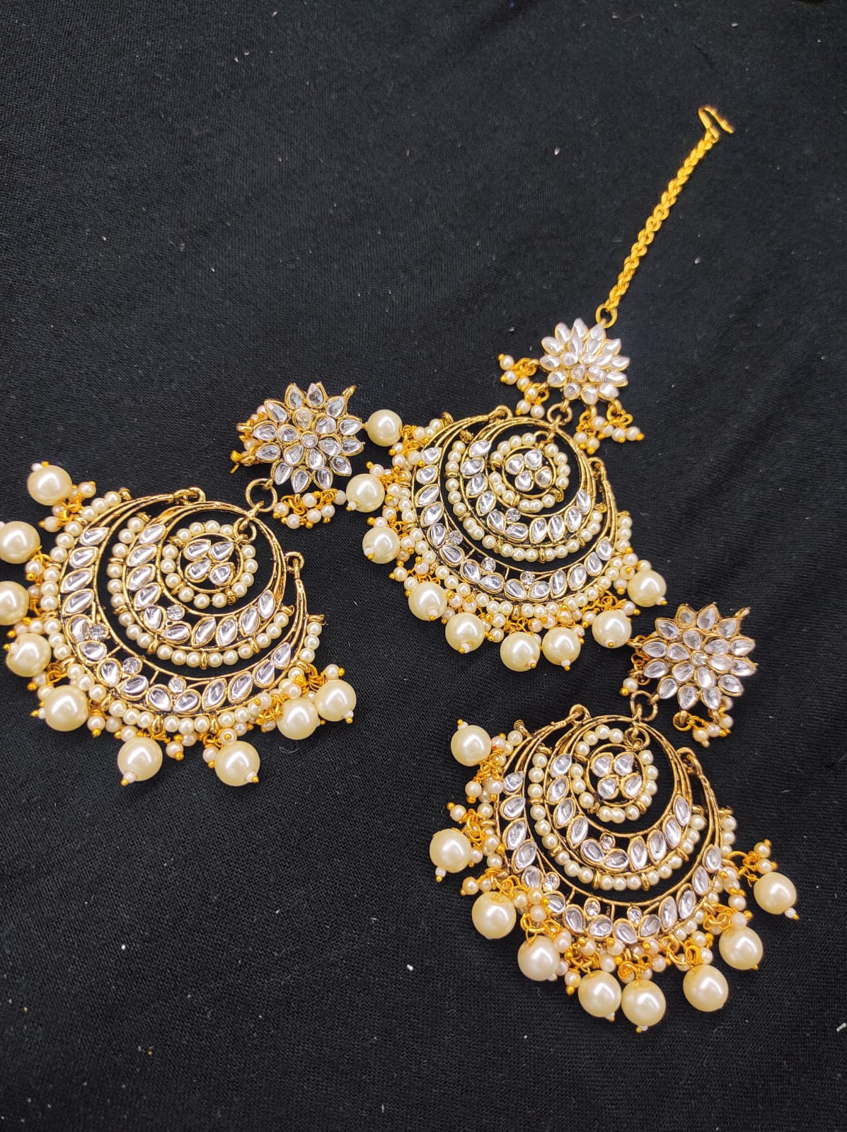 Zevar Earrings Traditional Kundan New Design Earrings Set By Zevar